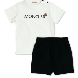 Moncler Enfant logo-print short set