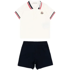 Moncler Enfant logo-detail shorts set