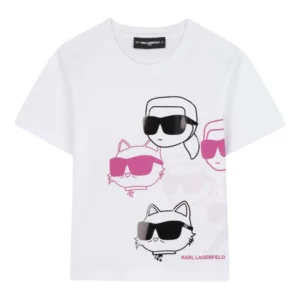 Karl Lagerfeld Kids Ikon-print T-shirt